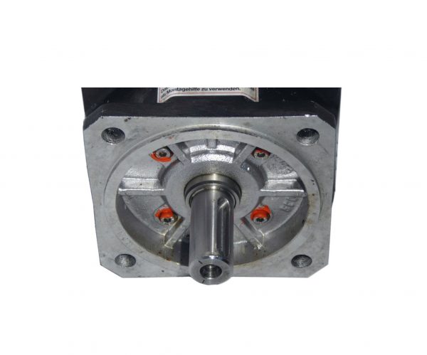 This SM56 M-3000-426 brushless servomotor is a 6 pole, trapezoidally wound motor made by Seidel and is fitted with Hall & Tacho feedback unit and an encoder adaptor and coupling. The motor has a 172V winding making it suitable for use with servo drives providing up to 240Vdc bus voltage.